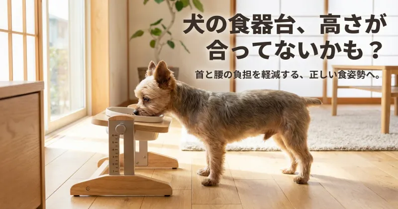 小型犬の体高別・食器台の選び方ガイド